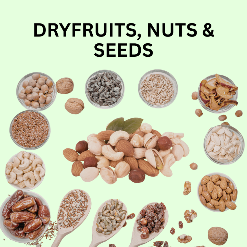 Dry Fruits, Nuts & Seeds